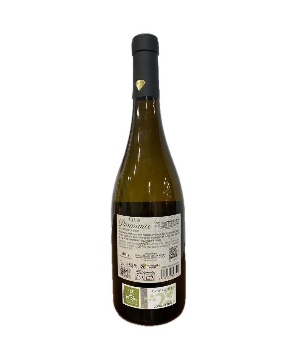TALLA DE DIAMANTE RIOJA BOTELLA 75 cl.