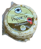 MINI QUESO DE OVEJA A LA PIMIENTA NEGRA 95 gr Aprox. QUESOS PAJARETE VILLAMARTÍN CÁDIZ