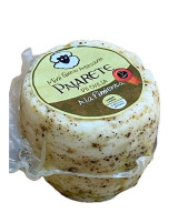 MINI QUESO DE OVEJA A LA PIMIENTA NEGRA 95 gr Aprox. QUESOS PAJARETE VILLAMARTÍN CÁDIZ