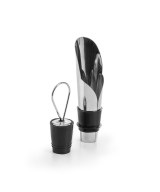 ESCANCIADOR DE VINO CON TAPÓN ACERO INOXIDABLE