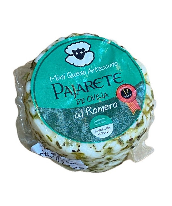 MINI QUESO AL ROMERO SILVESTRE 95 gr Aprox. QUESOS PAJARETE VILAMARTÍN