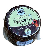 MINI QUESO DE OVEJA AL VINO DE JEREZ 95 gr Aprox. QUESOS PAJARETE VILLAMARTÍN CÁDIZ