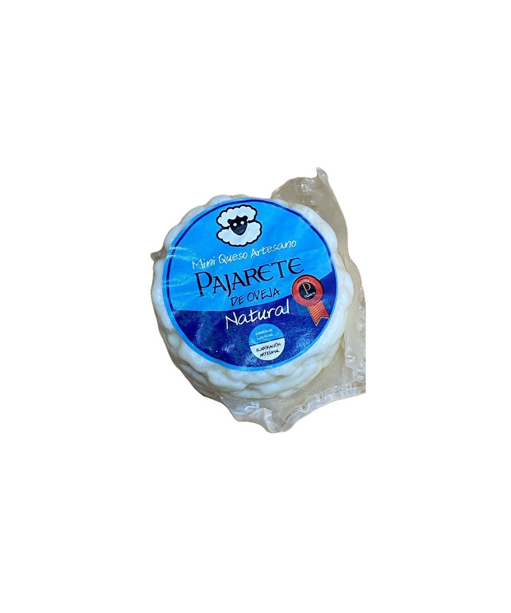 MINI QUESO DE OVEJA AL NATURAL 95 gr Aprox. QUESOS PAJARETE VILLAMARTÍN CÁDIZ