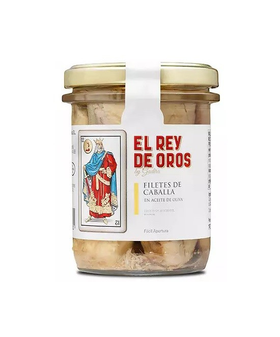 TARRO DE FILETES DE CABALLA 190 gr. EL REY DE OROS BARBATE