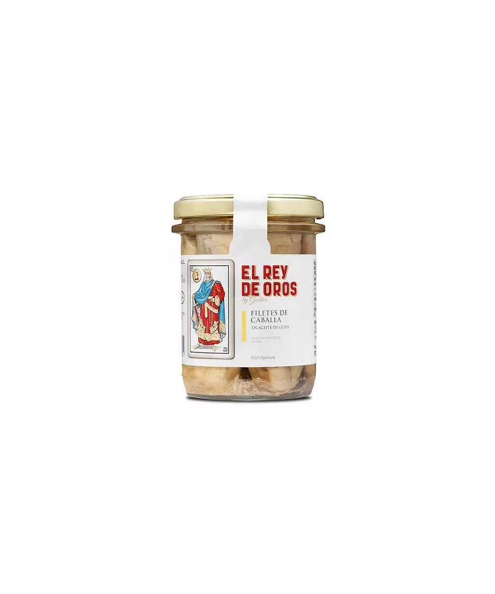 TARRO DE FILETES DE CABALLA 190 gr. EL REY DE OROS BARBATE