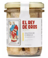TARRO DE FILETES DE CABALLA 190 gr. EL REY DE OROS BARBATE