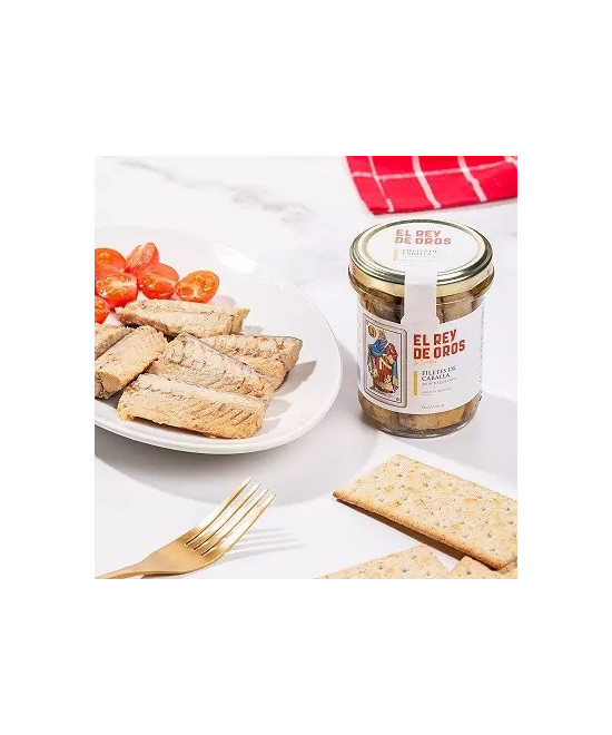 TARRO DE FILETES DE CABALLA 190 gr. EL REY DE OROS BARBATE