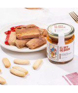 TARRO DE ATÚN CON PIMIENTOS ROJOS 250 gr. EL REY DE OROS BARBATE