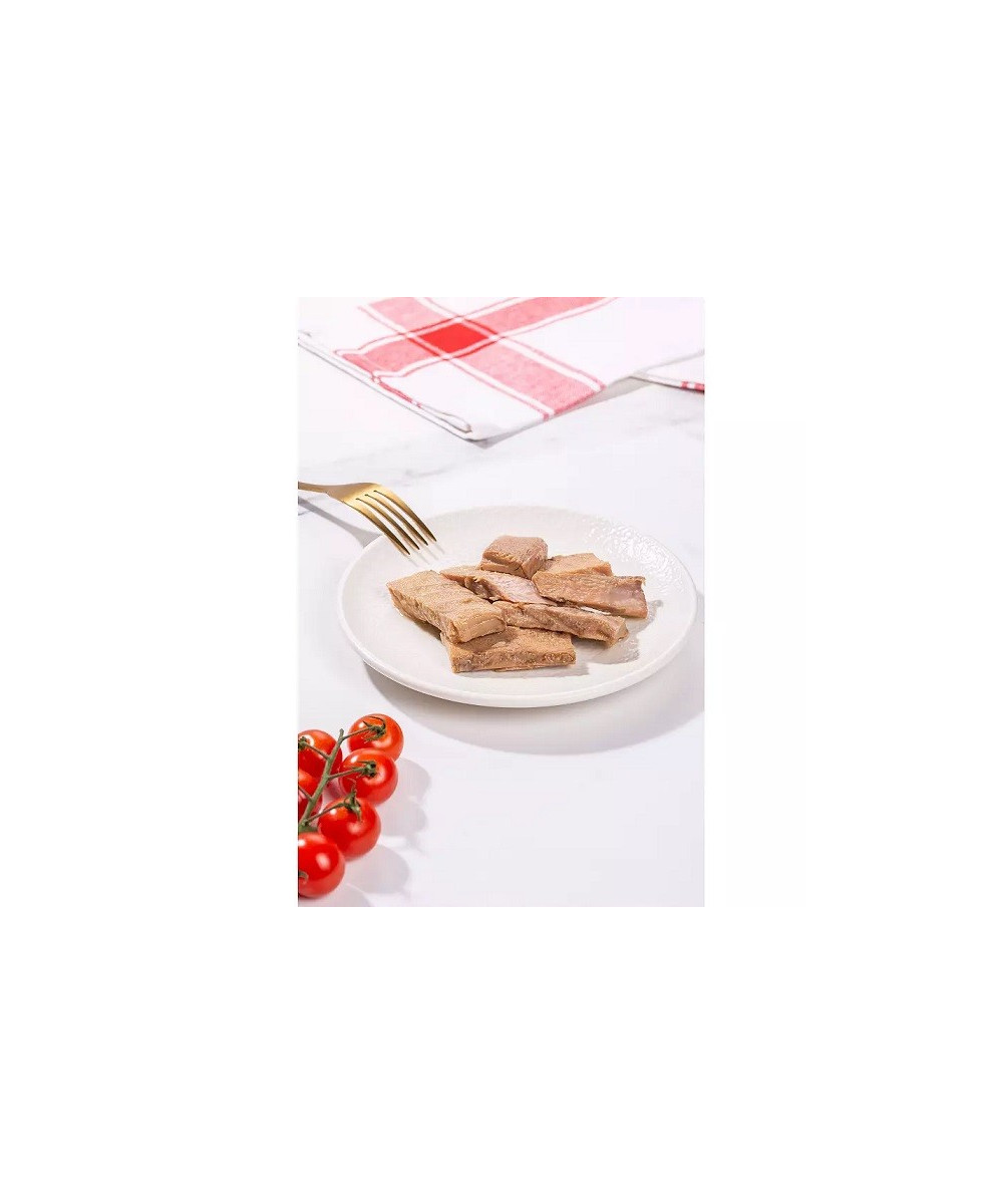 TARRO FILETES DE VENTRESCA DE ATÚN EN ACEITE 250 gr. EL REY DE OROS BARBATE
