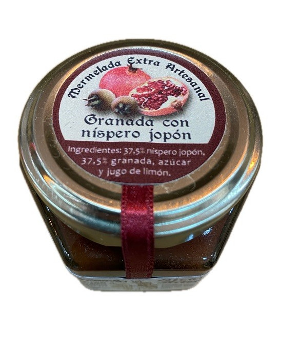 MERMELADA DE GRANADA CON NÍSPERO JOPÓN GRAZALEMEÑOS 120G RECETA ARTESANA DE GRAZALEMA