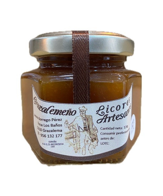 MERMELADA DE ALBARICOQUE GRAZALEMEÑOS 120G ARTESANÍA DE LA SIERRA DE GRAZALEMA