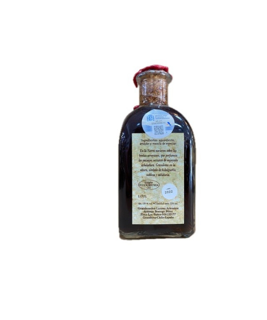 LICOR DE ARRAYÁN 250 ml. GRAZALEMEÑOS LICORES ARTESANOS