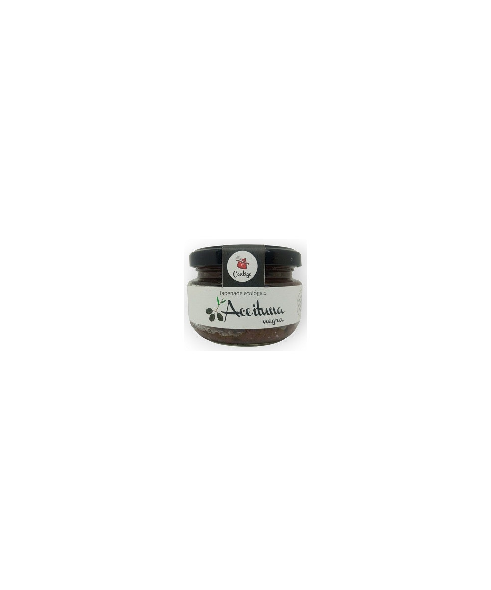 ACEITUNAS NEGRA TAPENADE ECOLÓGICO 120g CONTIGO CONSERVAS ARTESANALES