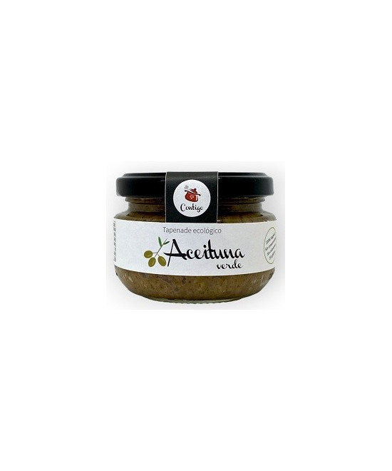 ACEITUNA VERDE TAPENADE ECOLÓGICO 120g CONTIGO CONSERVAS ARTESANALES