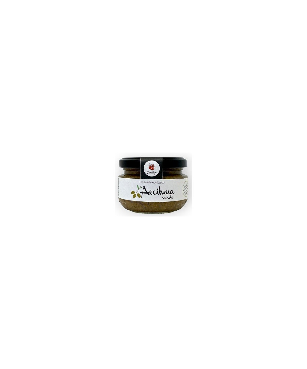 ACEITUNA VERDE TAPENADE ECOLÓGICO 120g CONTIGO CONSERVAS ARTESANALES