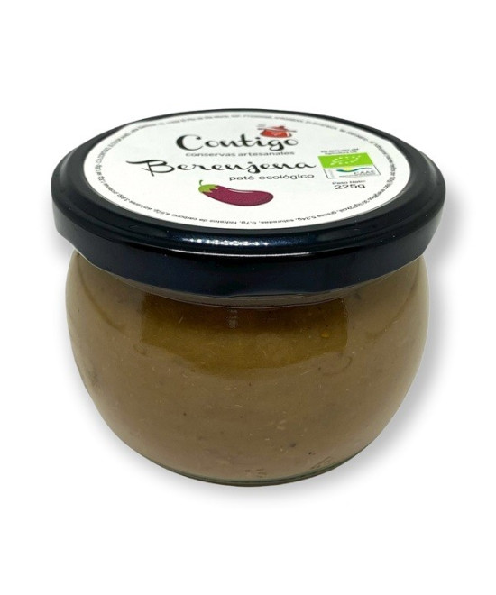 BERENJENA PATÉ ECOLÓGICO 225 GR CONTIGO CONSERVAS ARTESANALES