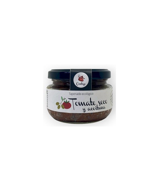 TOMATE SECO Y ACEITUNAS TAPENADE ECOLÓGICO 120 GR 