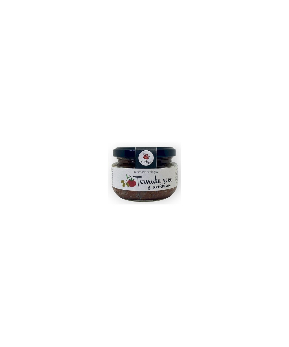 TOMATE SECO Y ACEITUNAS TAPENADE ECOLÓGICO 120 GR 