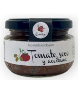 TOMATE SECO Y ACEITUNAS TAPENADE ECOLÓGICO 120 GR 