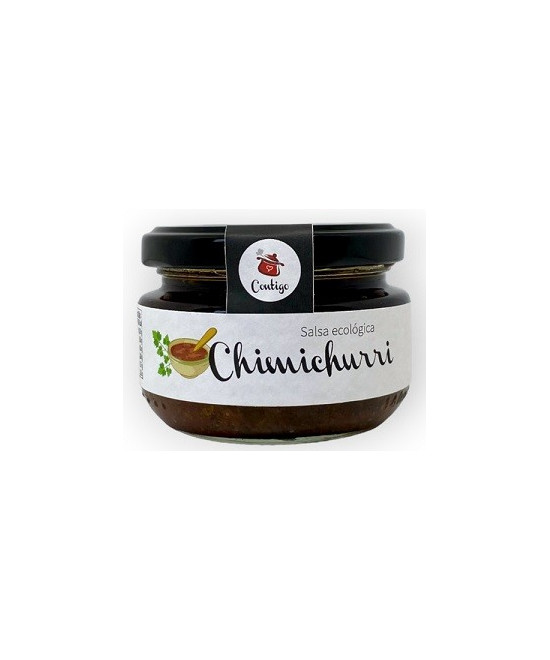 CHIMICHURRI SALSA ECOLÓGICA 110 GR CONTIGO CONSERVAS ARTESANALES