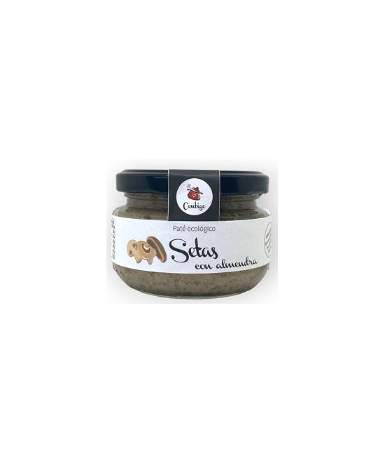 SETAS CON ALMENDRA PATÉ ECOLÓGICO 120 g CONTIGO CONSERVAS ARTESANALES
