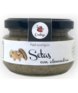 SETAS CON ALMENDRA PATÉ ECOLÓGICO 120 g CONTIGO CONSERVAS ARTESANALES