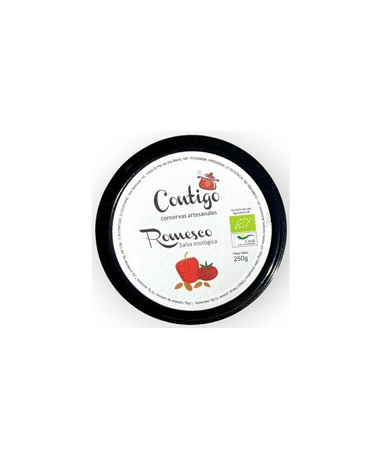 ROMESCO SALSA ECOLÓGICA 250 GR CONTIGO CONSERVAS ARTESANALES