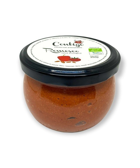 ROMESCO SALSA ECOLÓGICA 250 GR CONTIGO CONSERVAS ARTESANALES