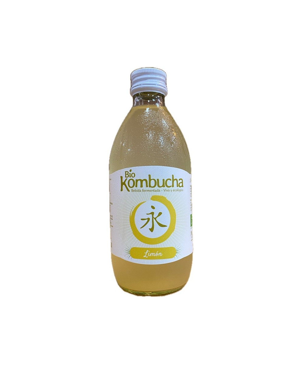 KOMBUCHA DE LIMÓN 33 CL | BEBIDA FERMENTADA ARTESANAL DE CONIL DE LA FRONTERA, CÁDIZ