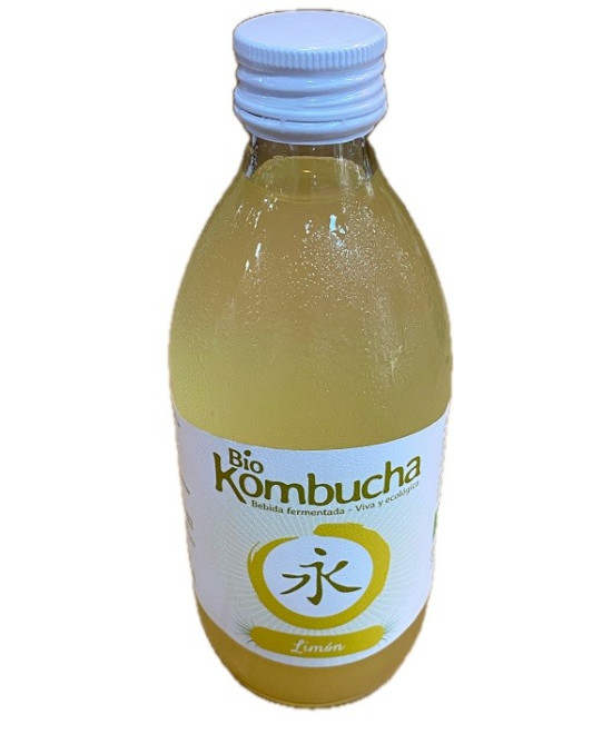 KOMBUCHA DE LIMÓN 33 CL | BEBIDA FERMENTADA ARTESANAL DE CONIL DE LA FRONTERA, CÁDIZ