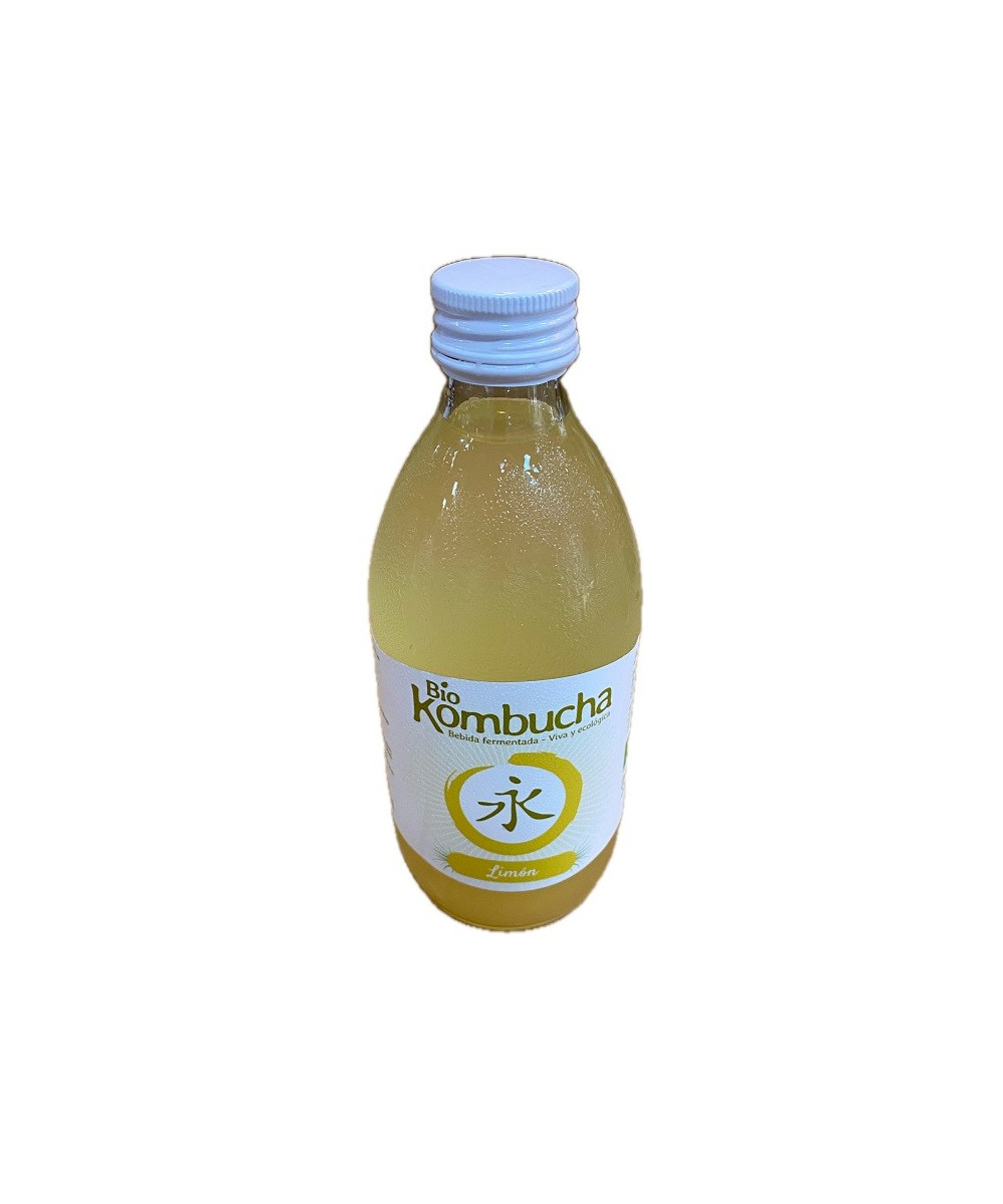 KOMBUCHA DE LIMÓN 33 CL | BEBIDA FERMENTADA ARTESANAL DE CONIL DE LA FRONTERA, CÁDIZ
