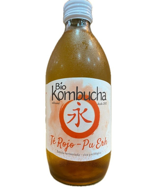BIO KOMBUCHA ARTESANAL TÉ ROJO PU ERH 33CL LA KOMBUCHERÍA