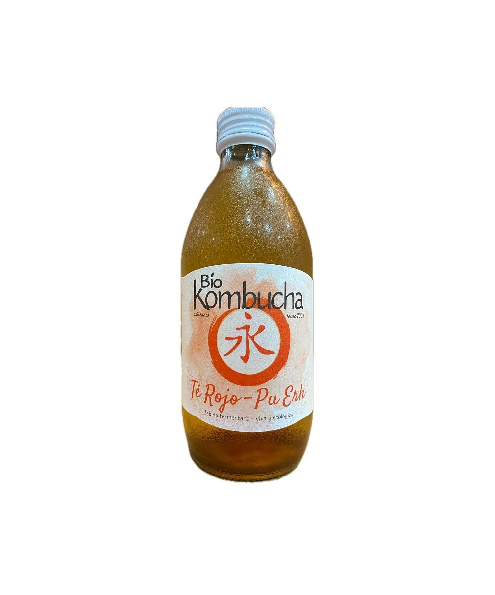 BIO KOMBUCHA ARTESANAL TÉ ROJO PU ERH 33CL LA KOMBUCHERÍA