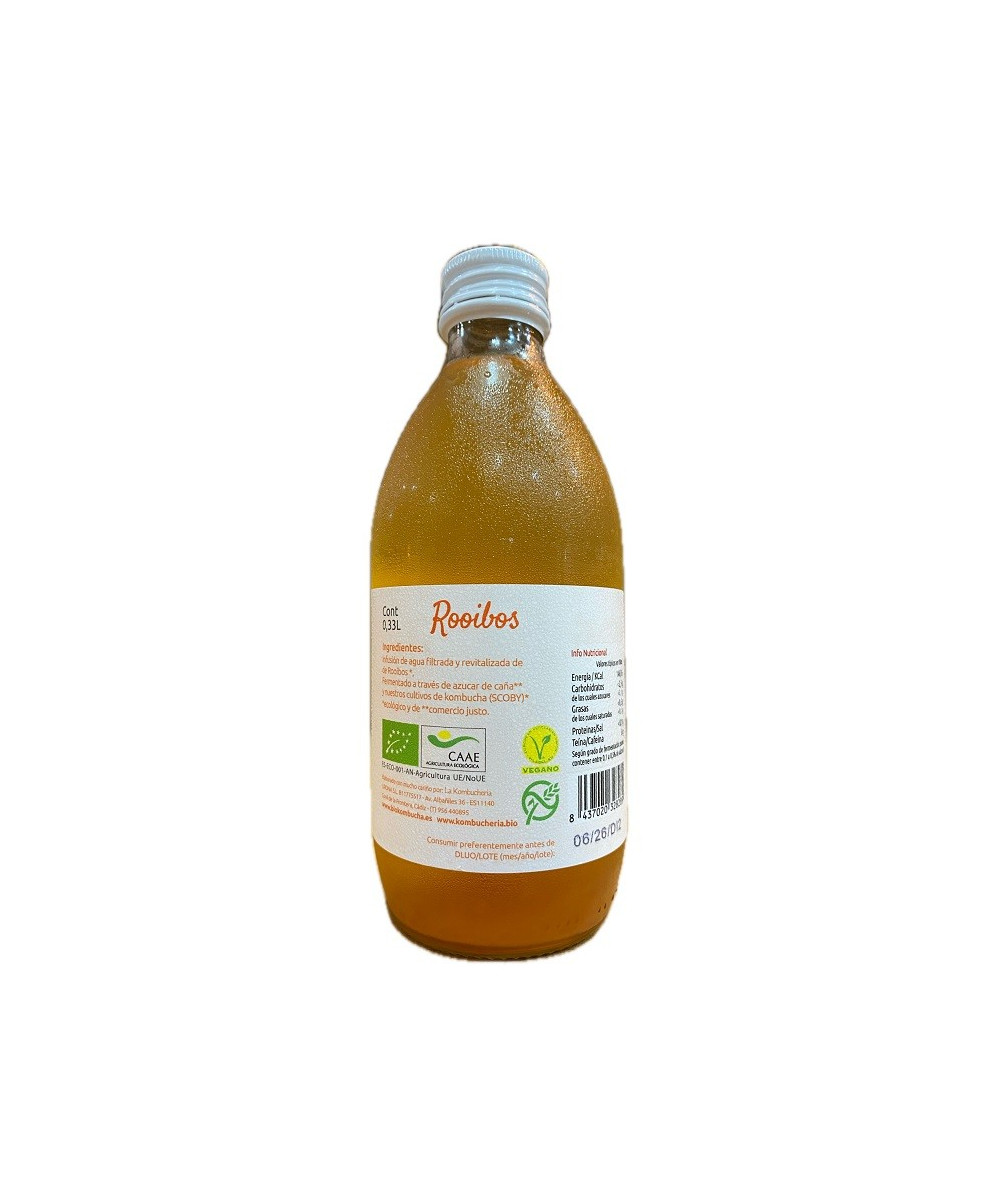 BIO KOMBUCHA ROOIBOS LA KOMBUCHERÍA LIRONA CONIL CÁDIZ 33CL