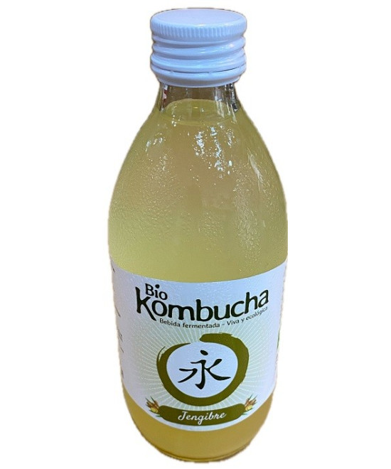 KOMBUCHA DE JENGIBRE 33 CL | BEBIDA FERMENTADA ARTESANAL DE CONIL DE LA FRONTERA, CÁDIZ