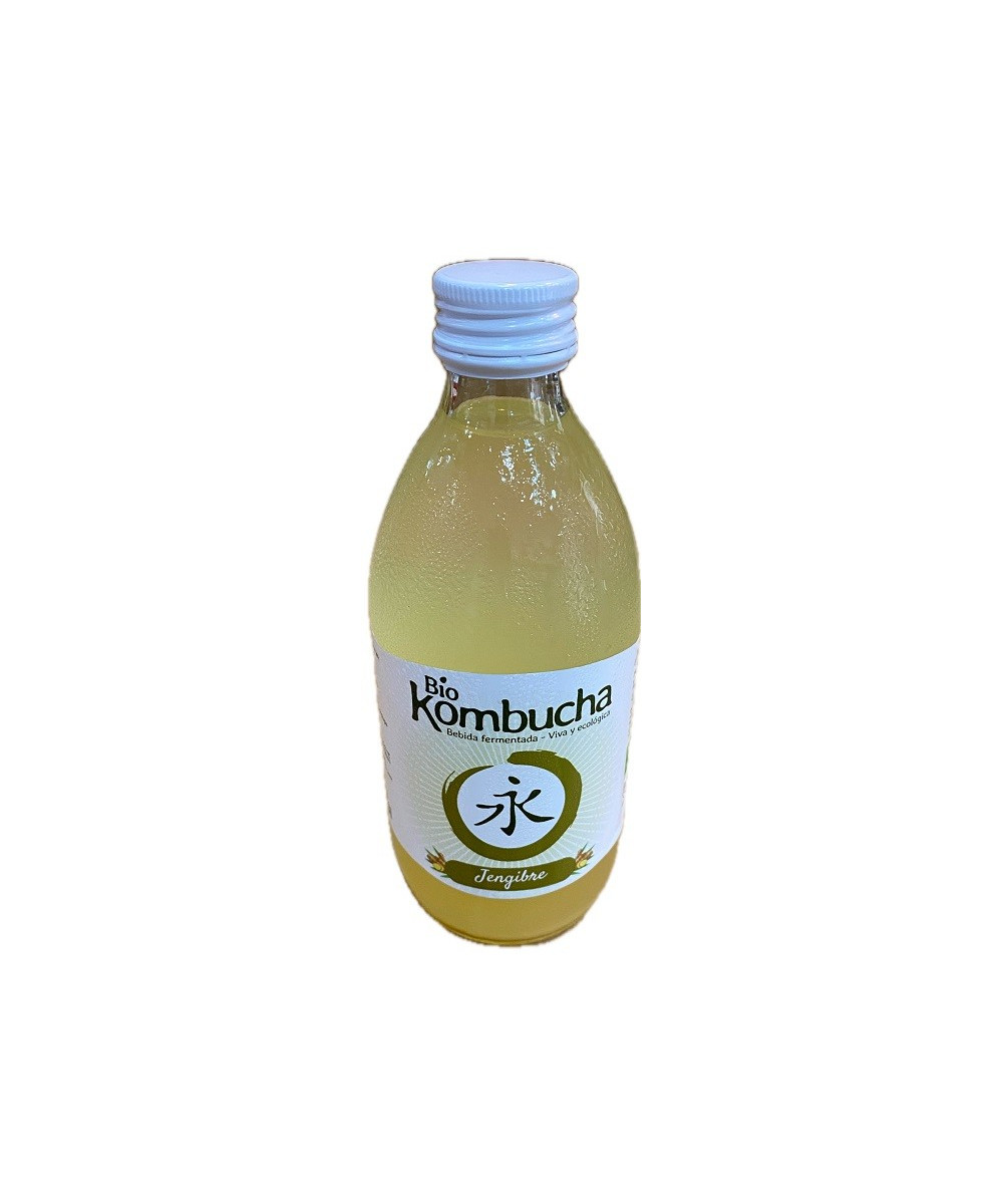 KOMBUCHA DE JENGIBRE 33 CL | BEBIDA FERMENTADA ARTESANAL DE CONIL DE LA FRONTERA, CÁDIZ
