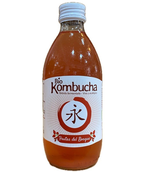 KOMBUCHA FRUTAS DEL BOSQUE 33 CL | BEBIDA FERMENTADA ARTESANAL DE CONIL DE LA FRONTERA, CÁDIZ