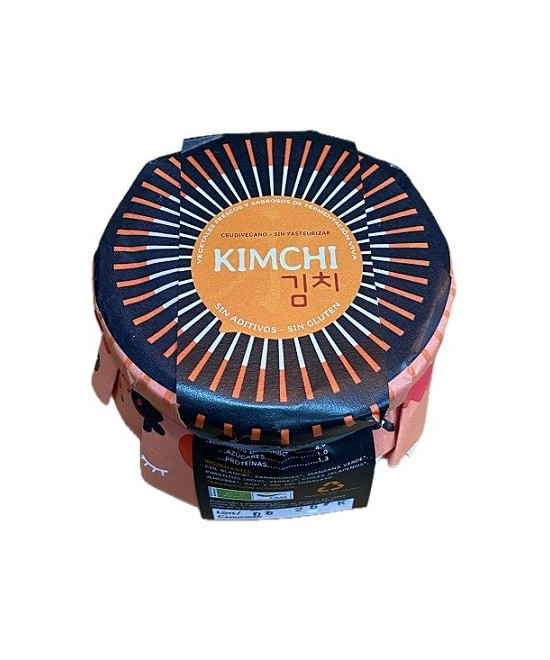 KIMCHI ECOLÓGICO VEJER 280 G | VEGETALES FERMENTADOS CRUDIVEGANO, SIN GLUTEN Y SIN PASTEURIZAR