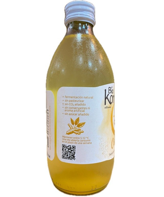 BIO KOMBUCHA CÚRCUMA LA KOMBUCHERÍA LIRONA CONIL CÁDIZ 33CL