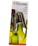 TAPÓN PARA CAVA 3 CLAVELES 5 CM – CROMADO DE ALTA CALIDAD PARA BOTELLAS DE ESPUMOSOS