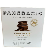 CHOCOLATE ARTESANO CON LECHE 40g PANCRACIO