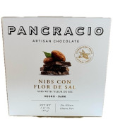 CHOCOLATE ARTESANO NIBS CON FLOR DE SAL 40g PANCRACIO