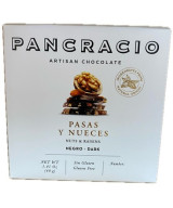 CHOCOLATE ARTESANO CON PASAS Y NUECES 40g PANCRACIO