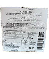 CHOCOLATE ARTESANO CON PASAS Y NUECES 40g PANCRACIO