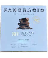 CHOCOLATE ARTESANO 80% INTENSE COCOA 40g PANCRACIO