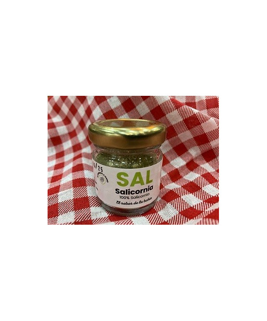 SAL DE SALICORNIA LA SALÁ GOURMET TARRO 15G – SABOR MARINO DE CÁDIZ