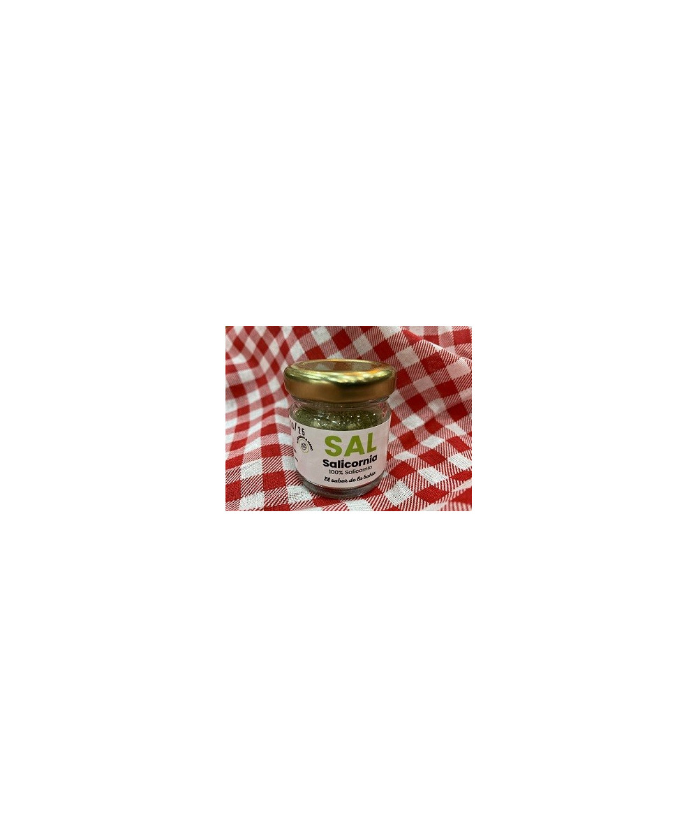 SAL DE SALICORNIA LA SALÁ GOURMET TARRO 15G – SABOR MARINO DE CÁDIZ