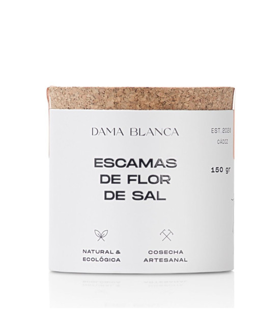 ESCAMAS DE FLOR DE SAL 150GR DAMA BLANCA
