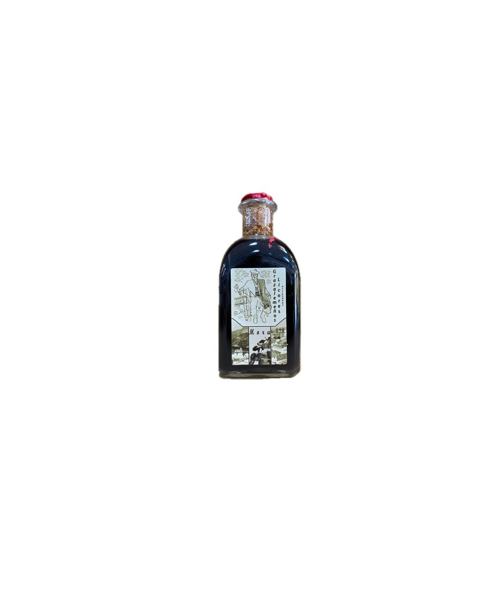 LICOR DE MORA 250 ml. GRAZALEMEÑOS LICORES ARTESANOS