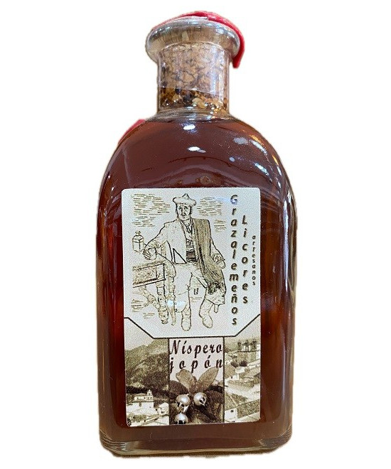 LICOR ARTESANO DE NÍSPERO JOPÓN 250ML – DESTILADO TRADICIONAL DE GRAZALEMA (CÁDIZ)